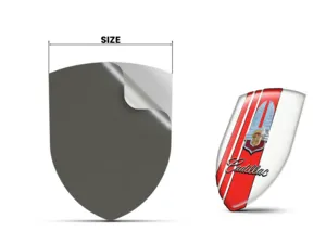 Cadillac Sticker Silicone Design Premium Drift Stile SUV ST